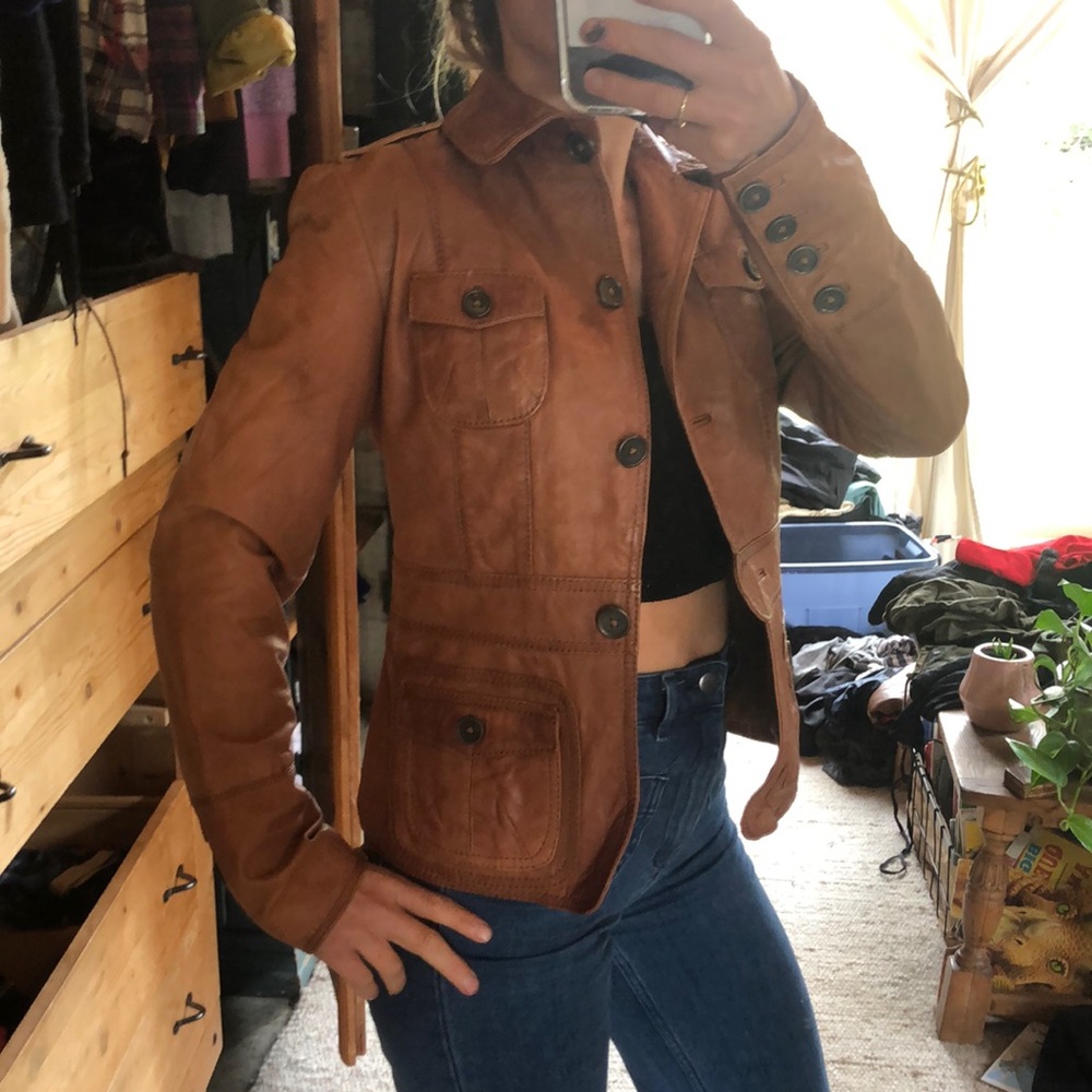 Leather jacket